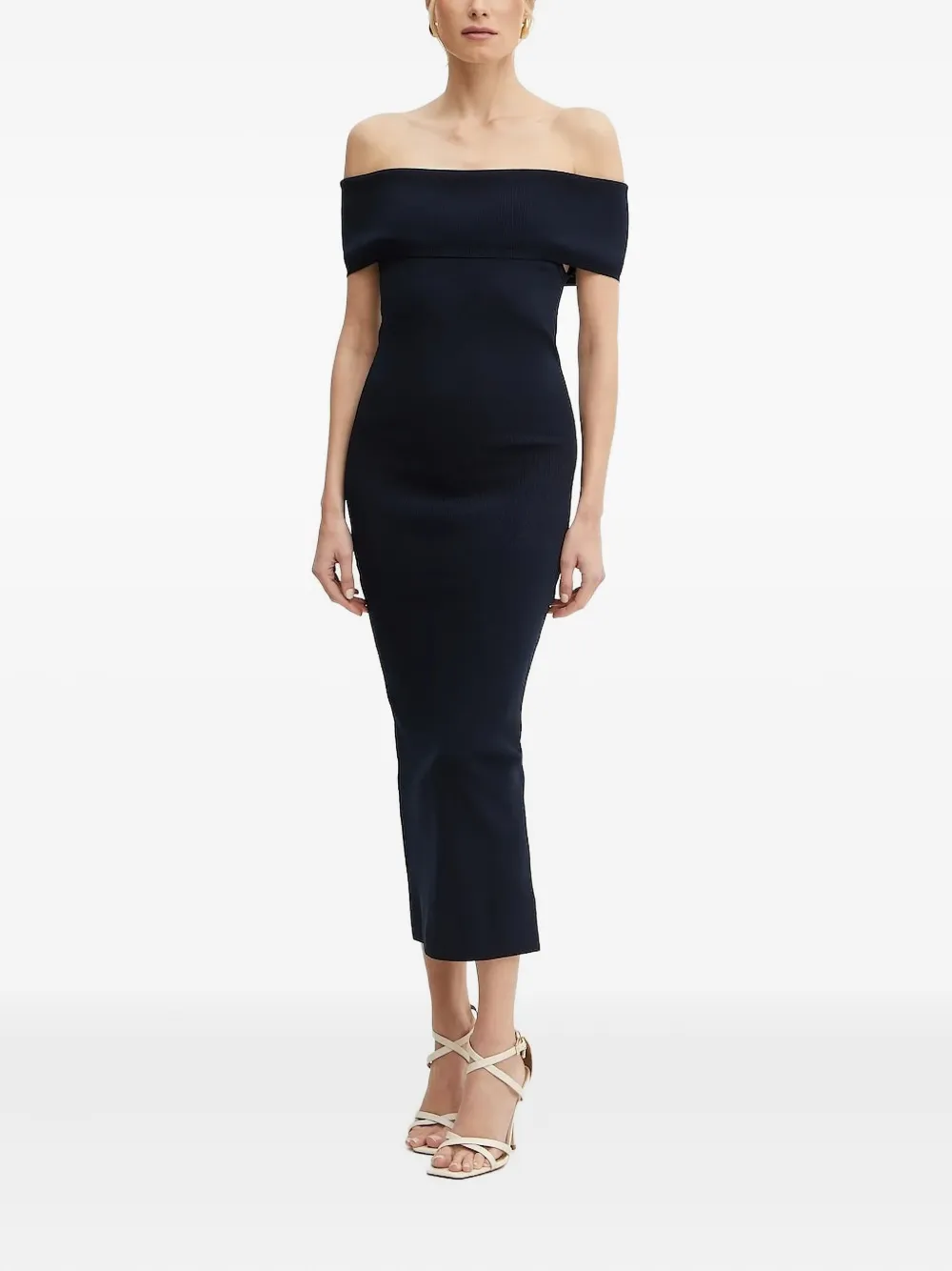 Michael Michael Kors off-shoulder midi dress | Black | Image 1