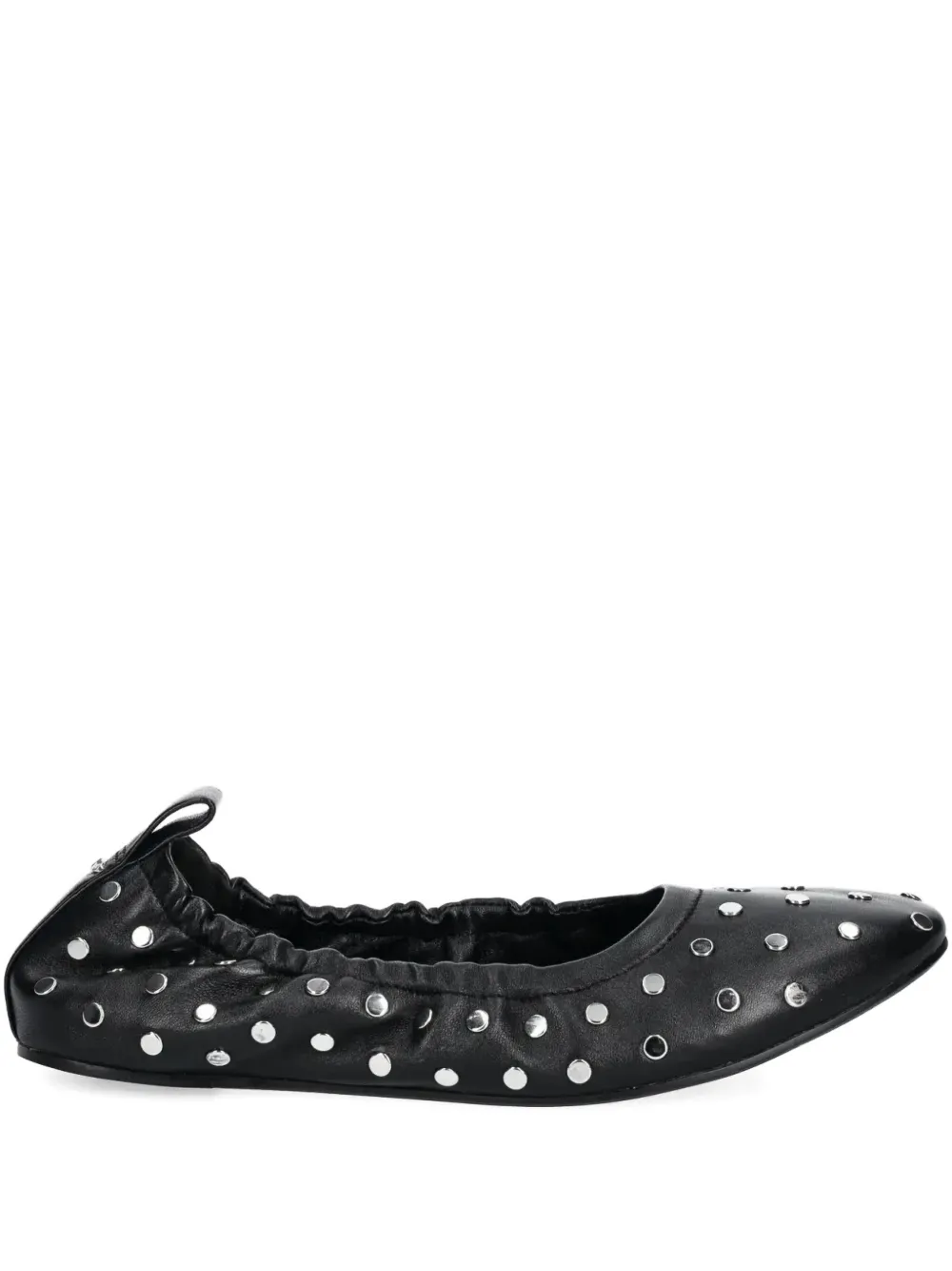 Michael Kors stud-detailing ballerina shoes Black