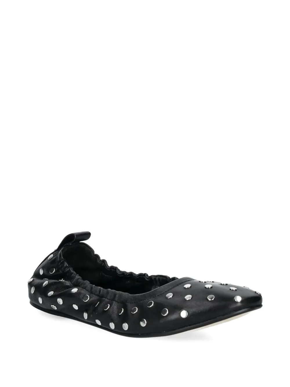 Michael Kors stud-detailing ballerina shoes Zwart