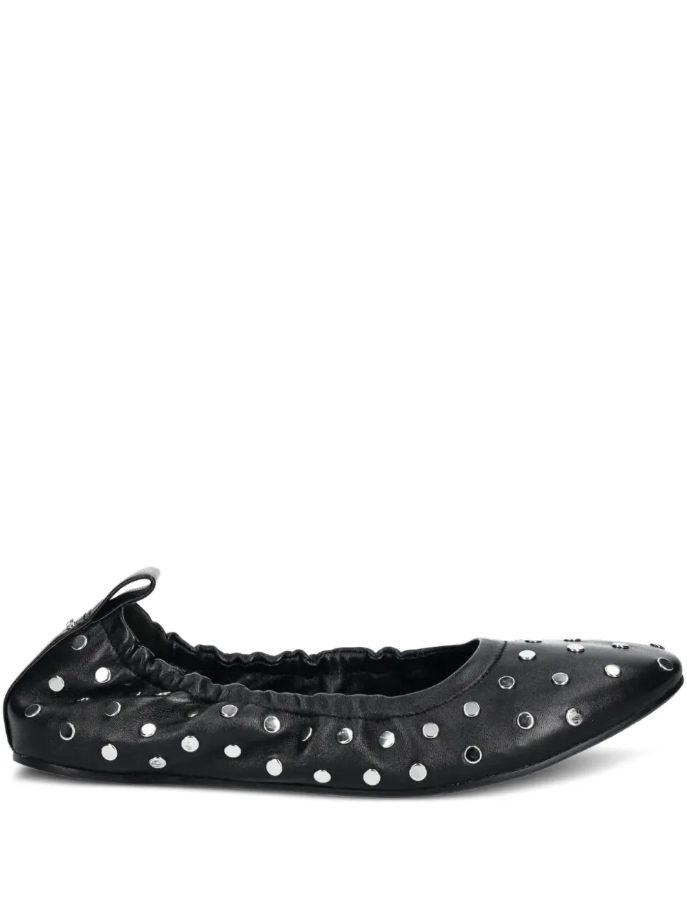 Michael Kors stud-detailing ballerina shoes Black