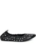 Michael Michael Kors stud-detailing ballerina shoes - Black