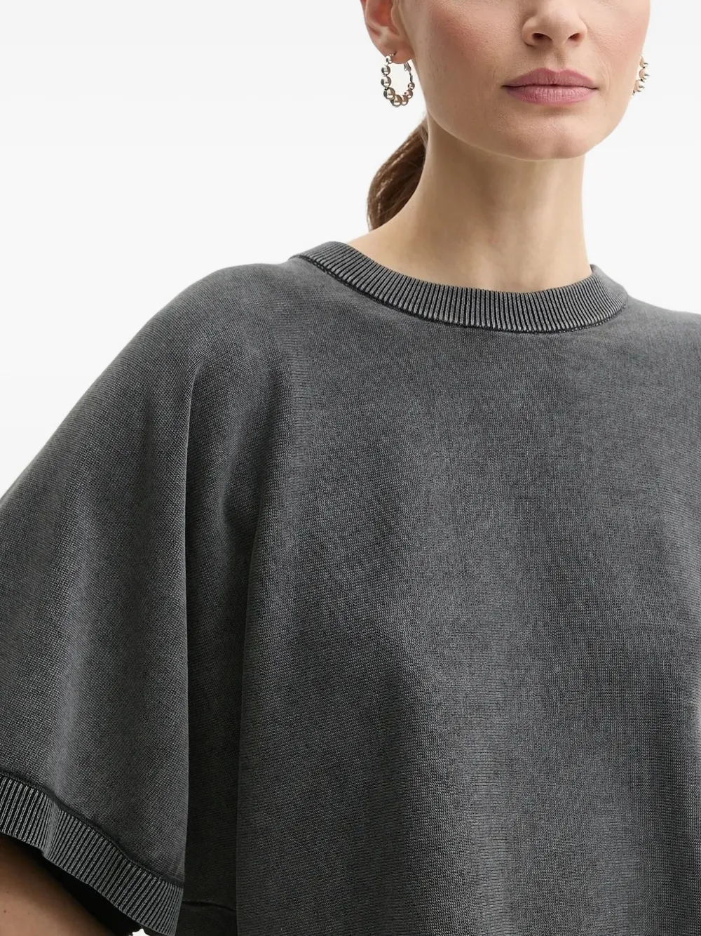 Michael Kors Cropped T-shirt Grijs