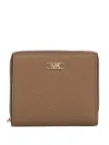 Michael Michael Kors pebbled leather zip-around wallet - Brown