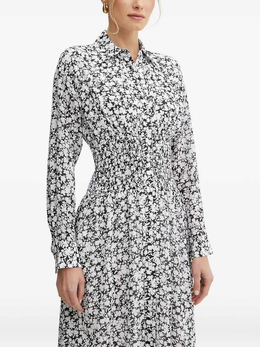 Michael Michael Kors フローラル シャツドレス - ホワイト Michael Michael Kors フローラル シャツドレス - ホワイト