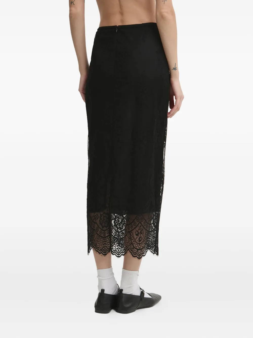 Aniye By lace-trimmed midi skirt | High-Waisted Skirts | Image 2