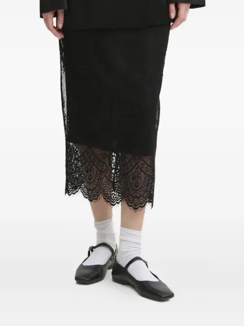 Aniye By lace-trimmed midi skirt