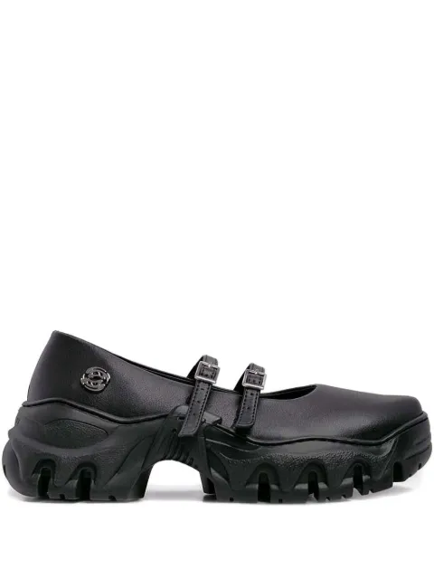 Rombaut buckle-fastening ballet flats