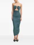 Aniye By Jett ruched midi dress - Green