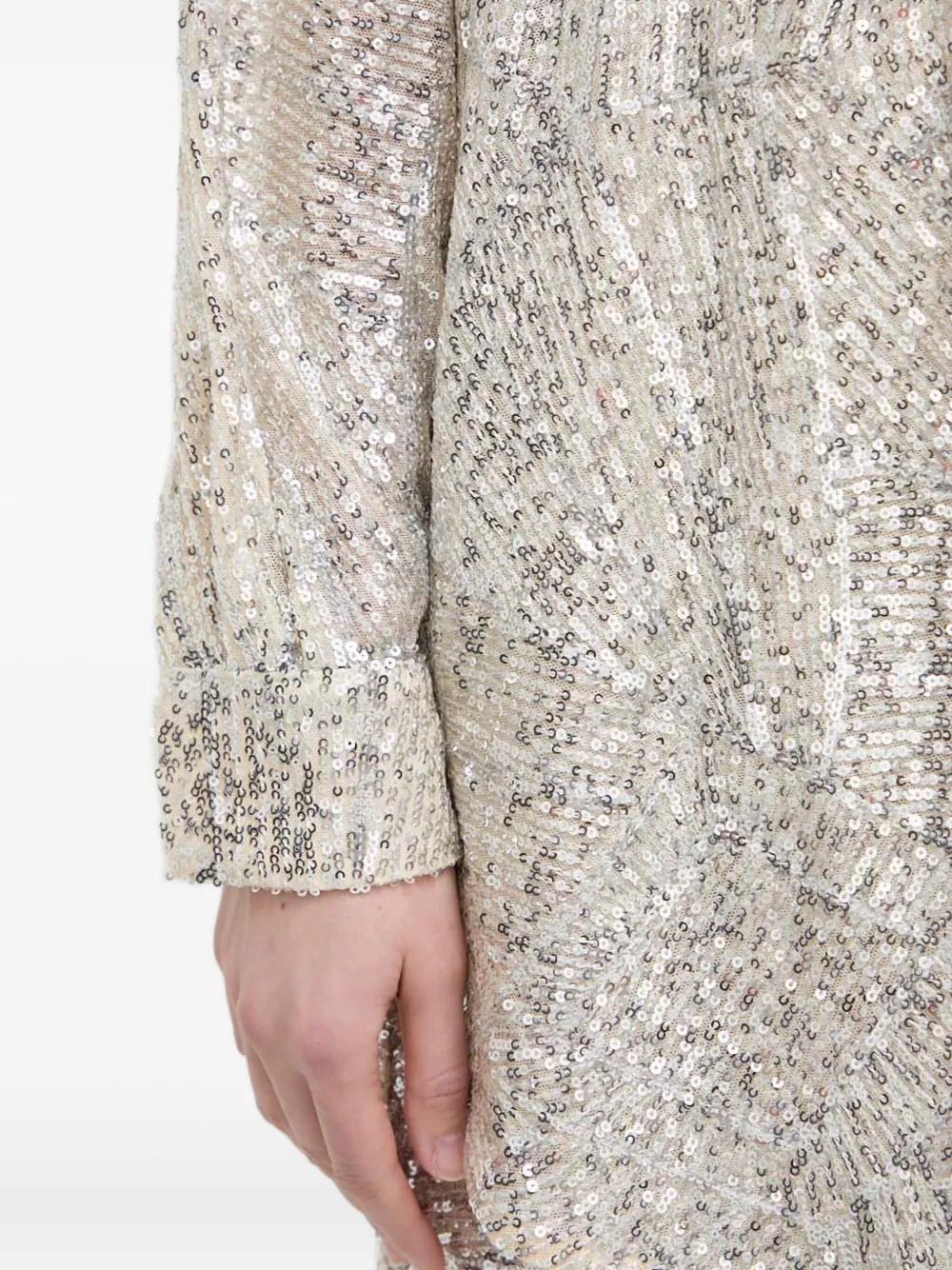 Aniye By Sequinned Long-sleeve Shirt In Neutral