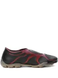 Rombaut flame-detail slip-on sneakers - Black