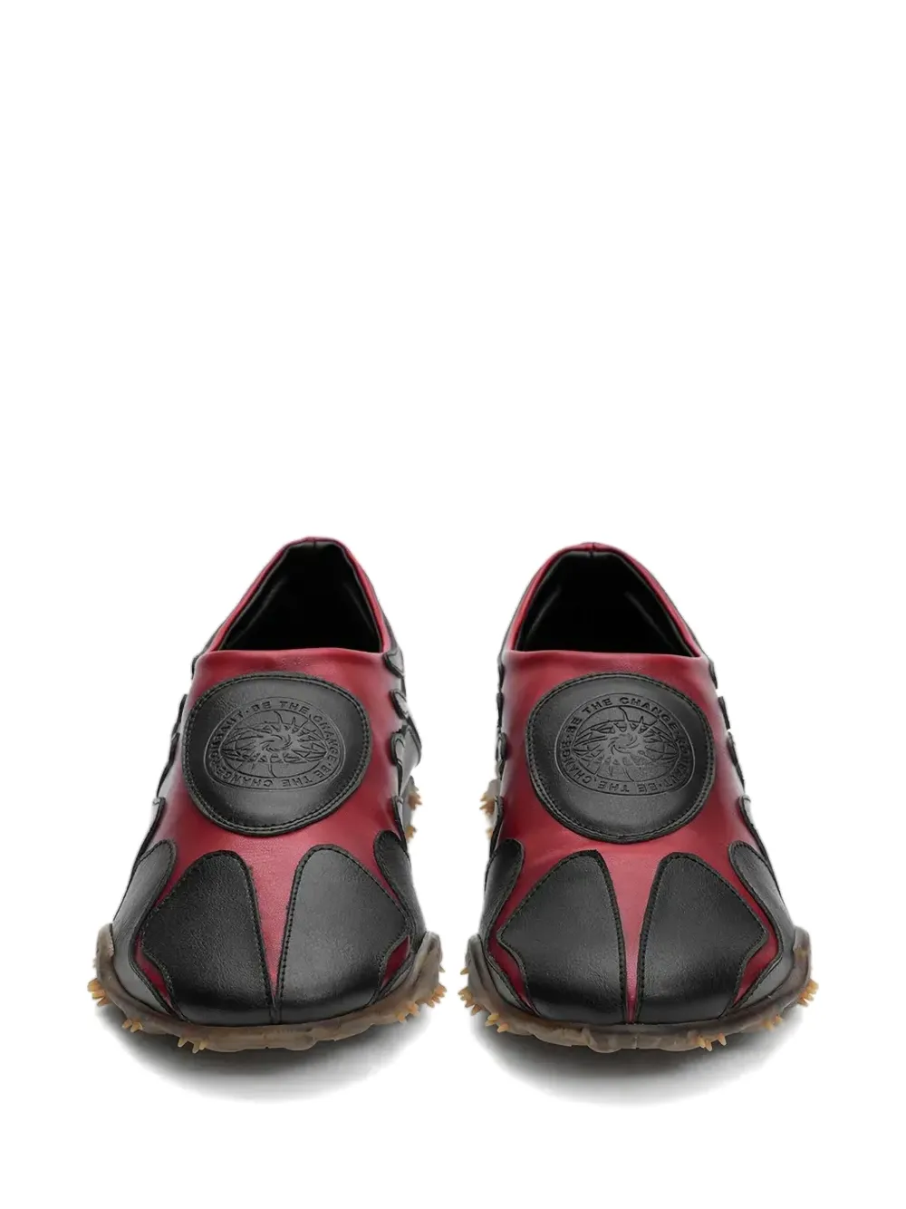 Rombaut flame-detail slip-on sneakers Black