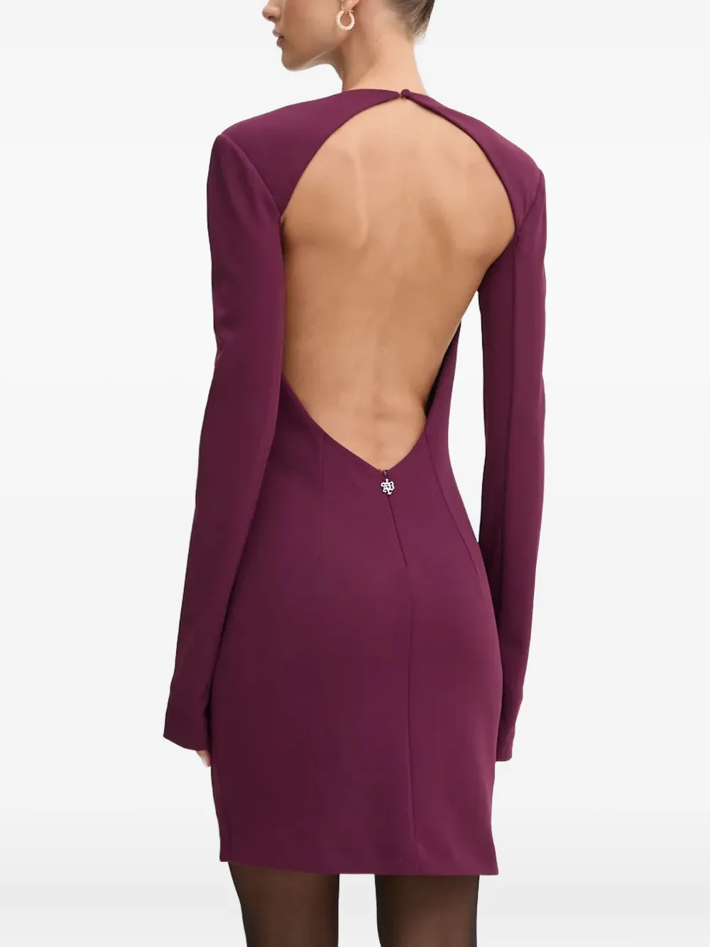 Aniye By Ivy Draped Mini Dress In Purple