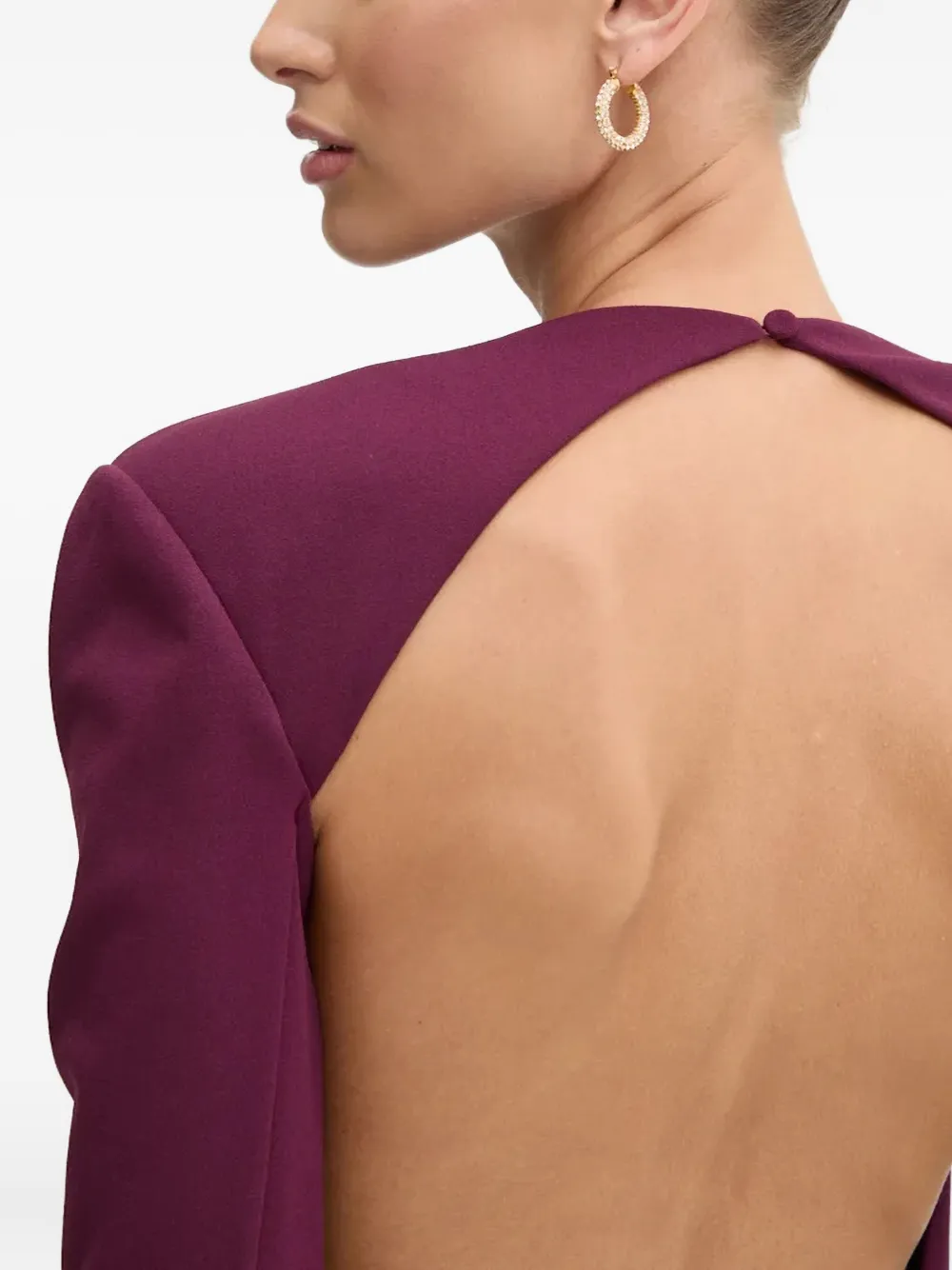 Aniye By Ivy Draped Mini Dress In Purple