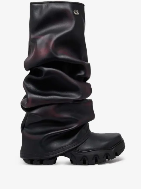 Rombaut ruched knee-high boots