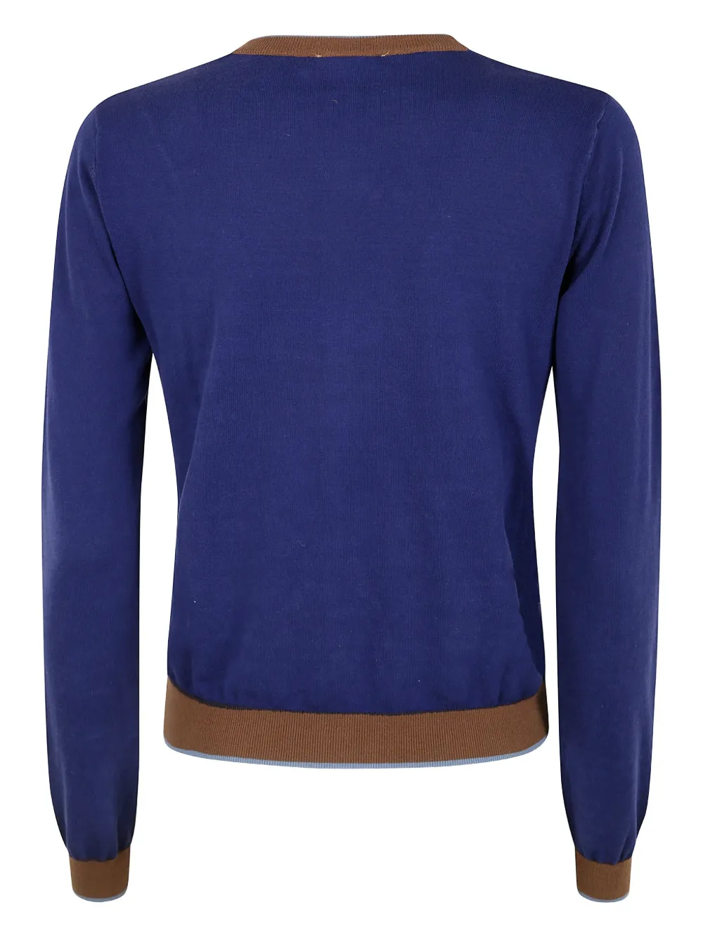 In Bed With You Korean Neck Solid Colorful Edges Sweater