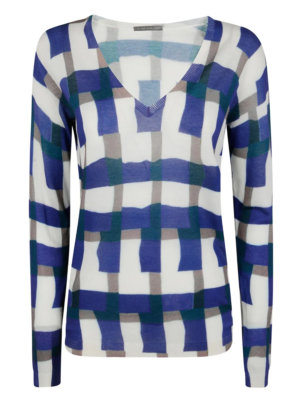 Shop In Bed With You Geometric-print Jumper