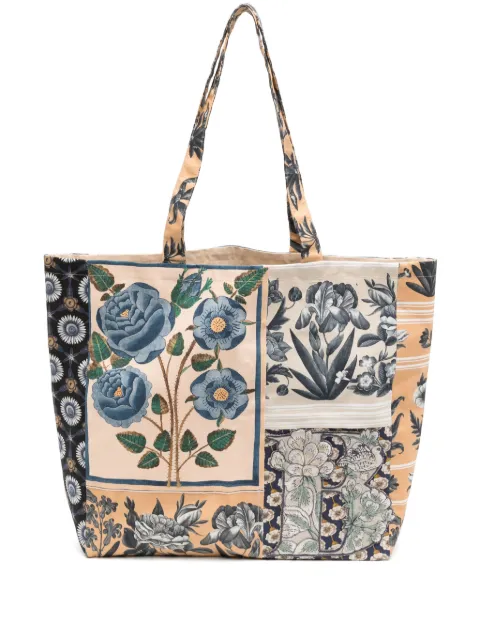 Biyan flower-print tote bag