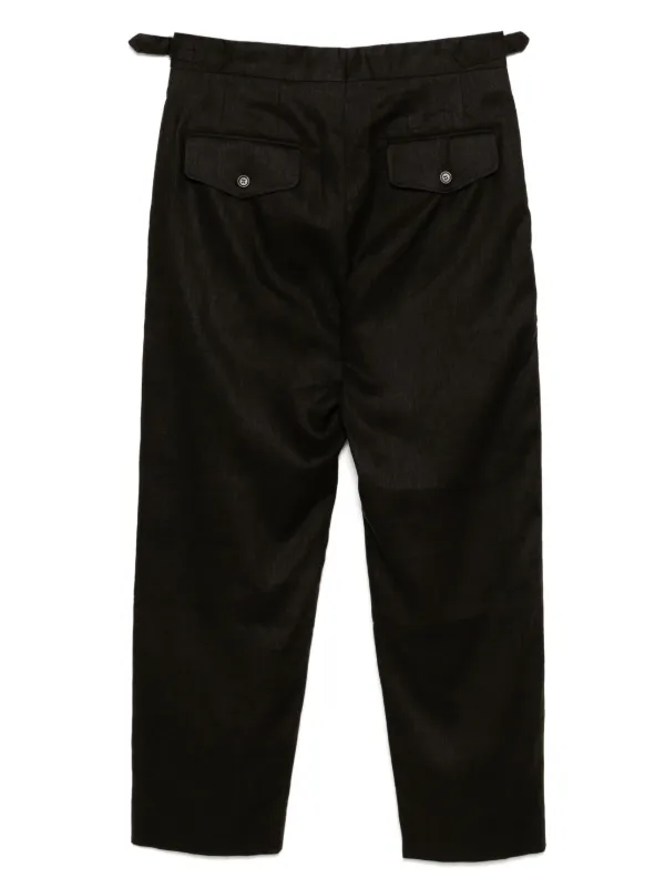 BODE side-buckle Trousers | Brown | FARFETCH RO