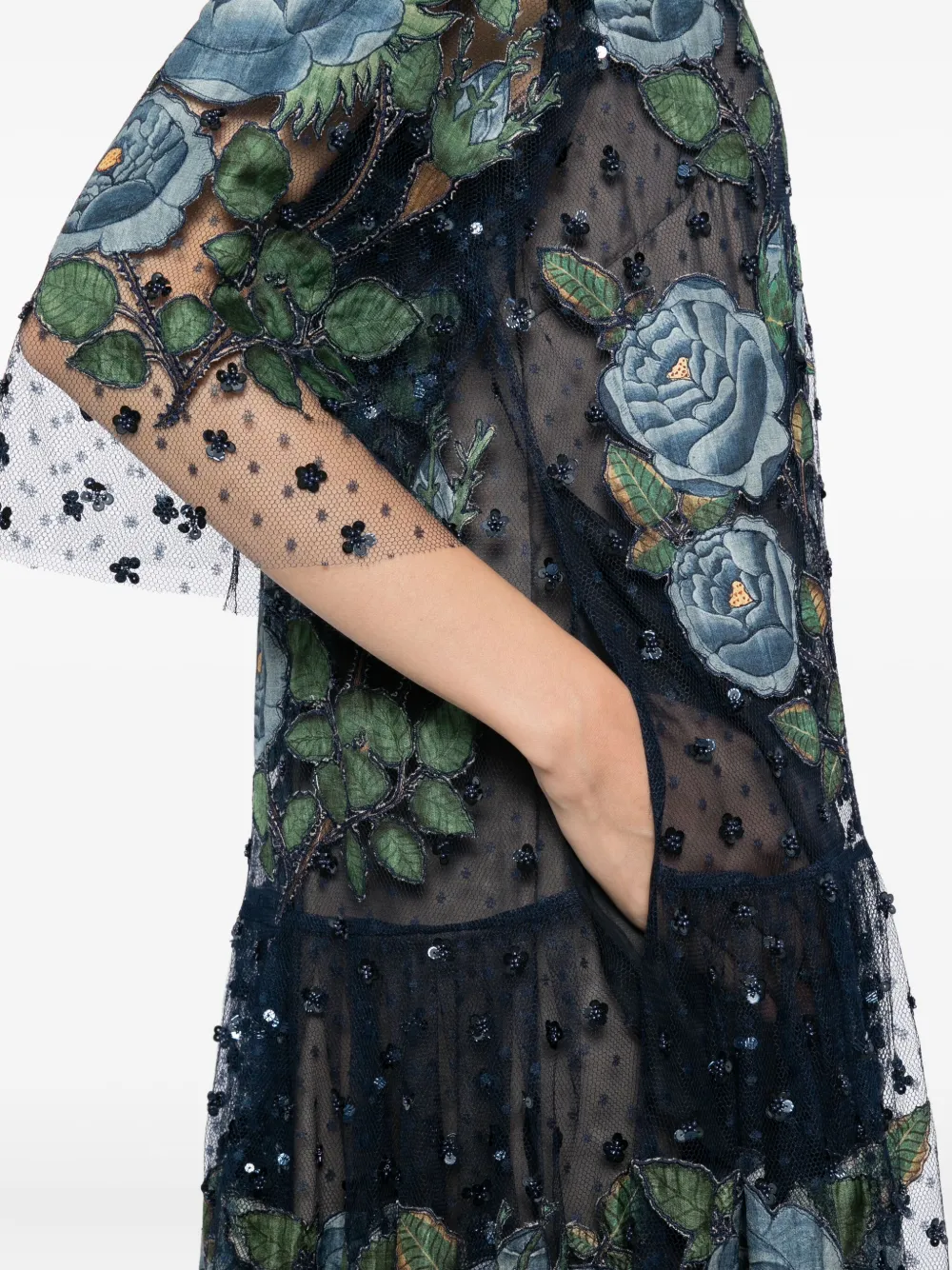 Biyan Gama midi-jurk Blauw