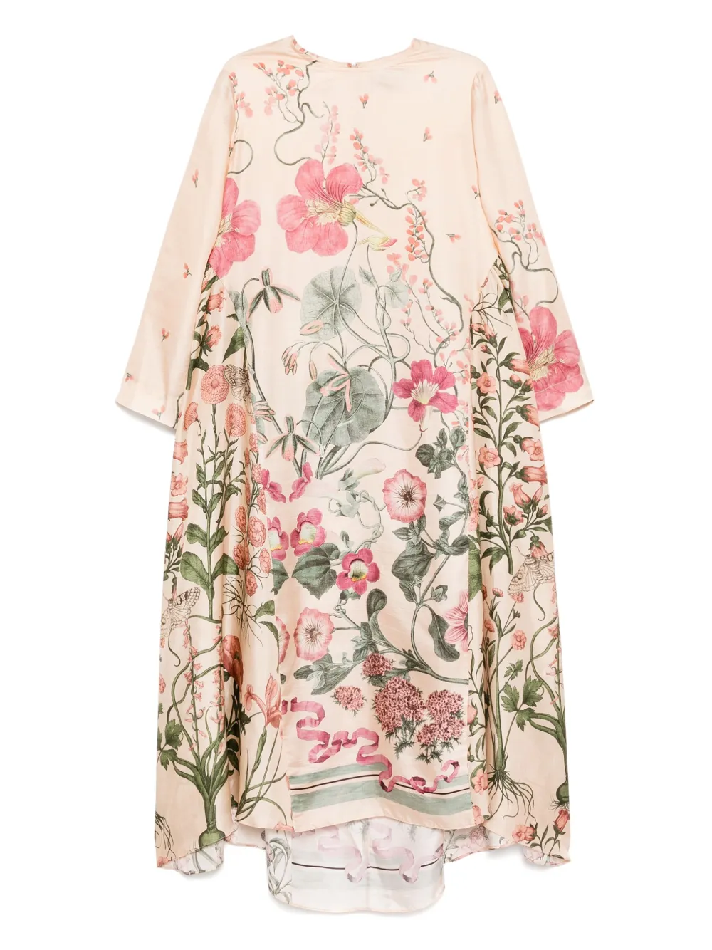 twill silk dress