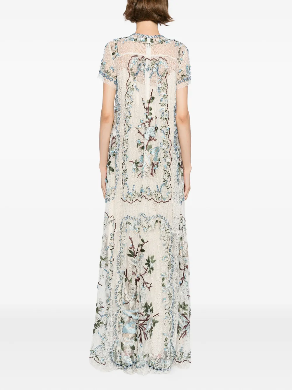 Biyan Gilona maxi-jurk Blauw