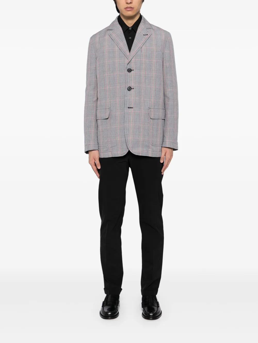 ASPESI Glen-plaid blazer | Blazers | Image 2