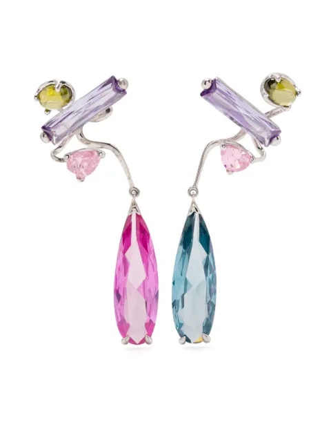 Alan Crocetti rainbow mixed hybrid earcuff