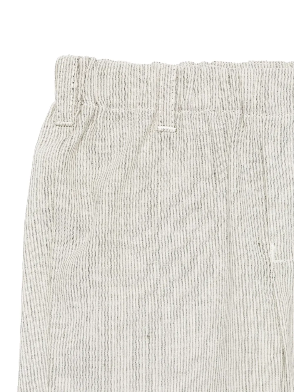 Emporio Armani Kids Gestreepte shorts Beige
