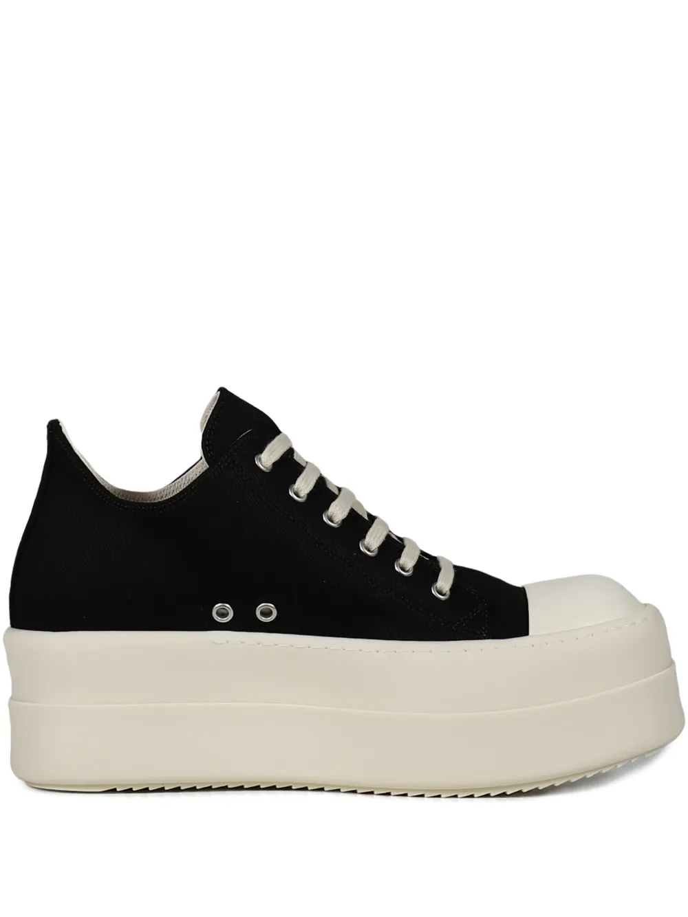 Rick Owens Double Bumper low-top sneakers Zwart