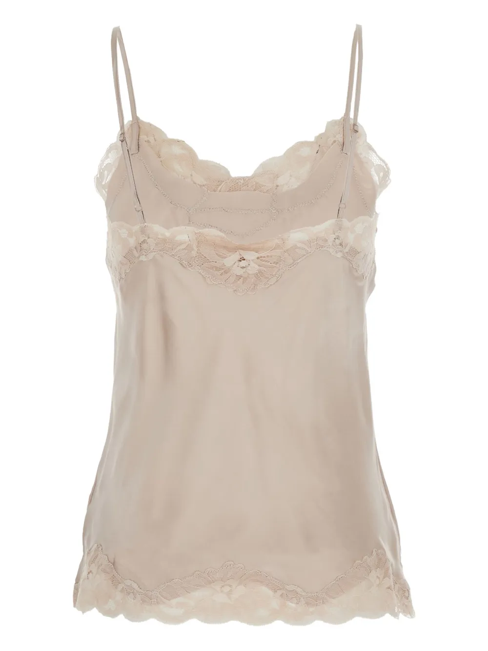 Gold Hawk top de seda con encaje floral | Chalecos y camisetas | Image 2