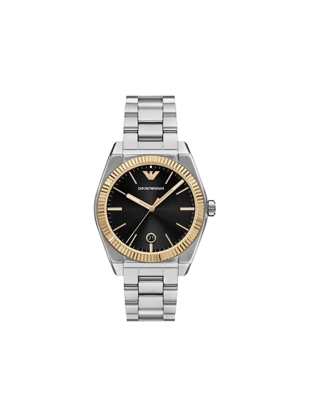 Emporio Armani Three-Hand 41mm - ブラック Emporio Armani Three-Hand 41mm - ブラック