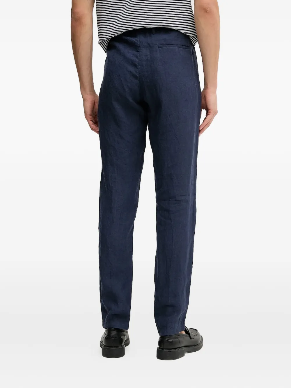 Emporio Armani pleated trousers - Blauw