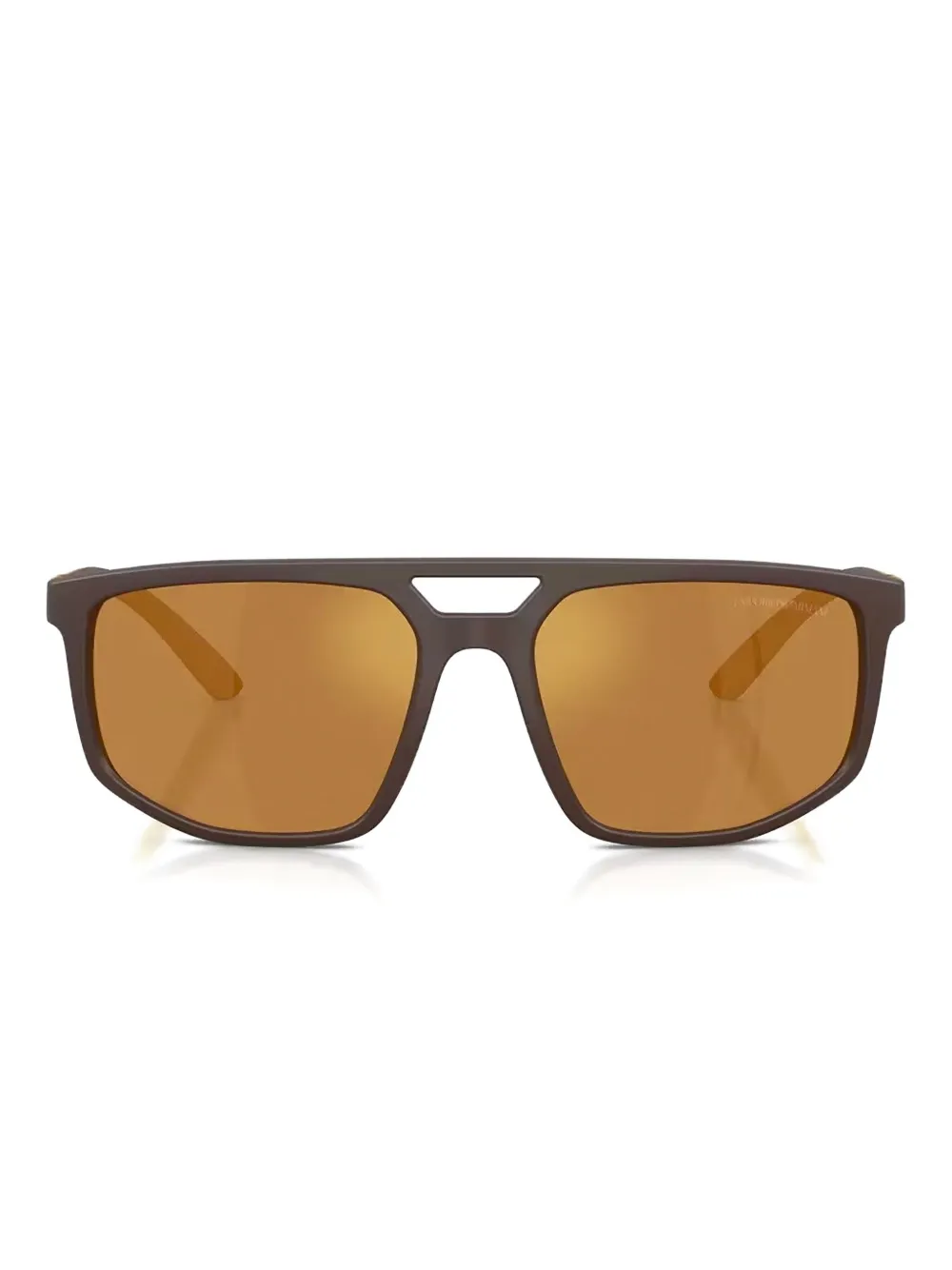 Emporio Armani rectangle-frame sunglasses · 58