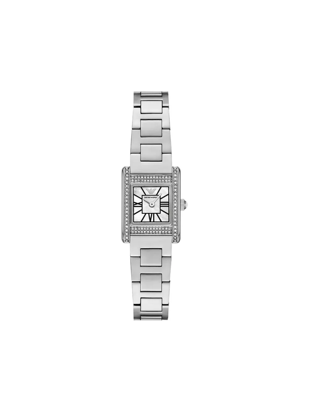 Emporio Armani クォーツ 20mm 腕時計 - ホワイト Emporio Armani クォーツ 20mm 腕時計 - ホワイト