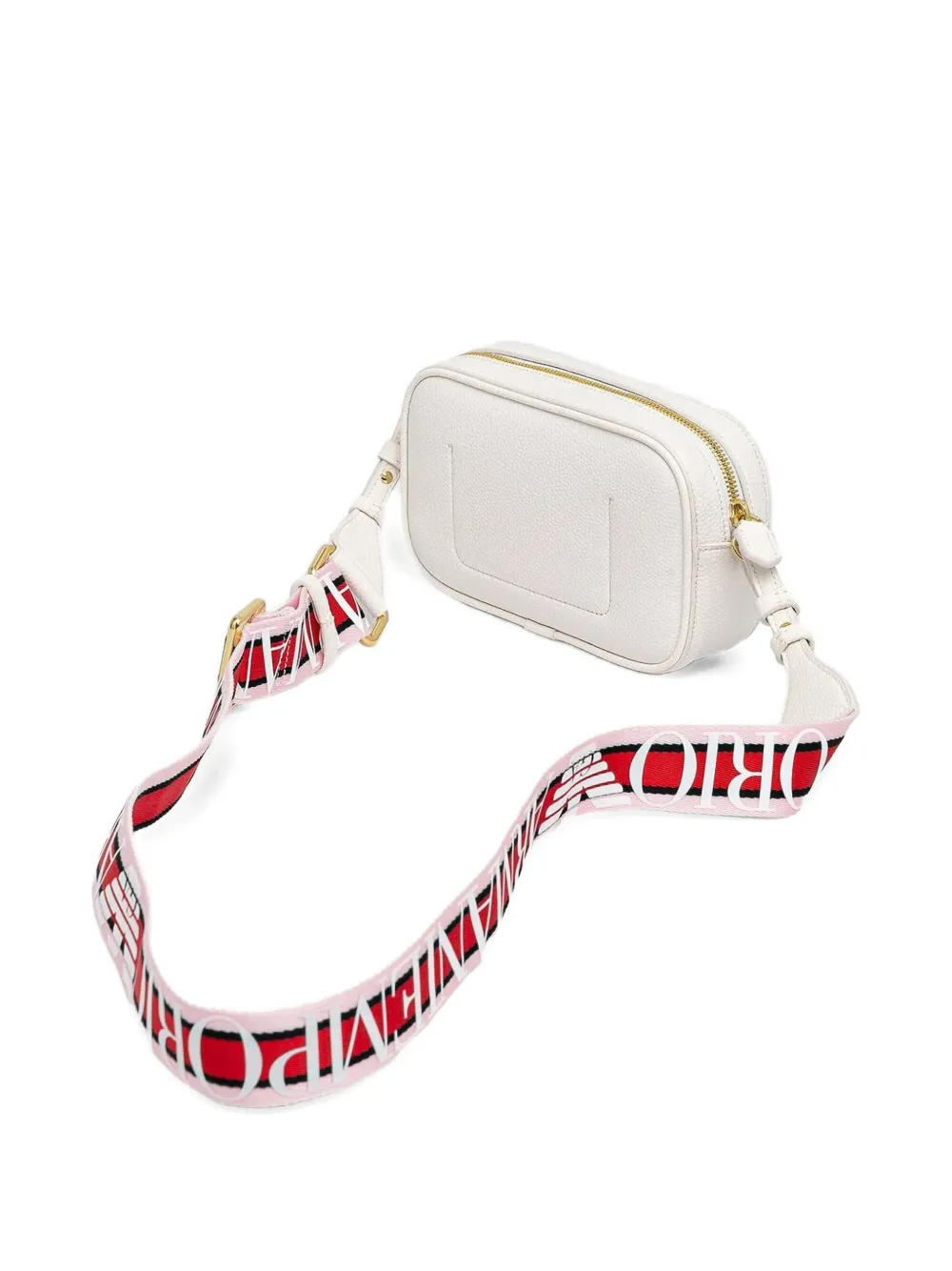 Emporio Armani Crossbodytas met logoprint Wit