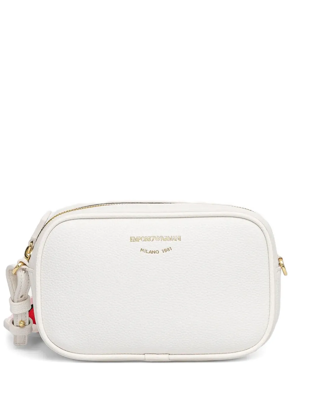 Emporio Armani ロゴ ショルダーバッグ - ホワイト Emporio Armani ロゴ ショルダーバッグ - ホワイト