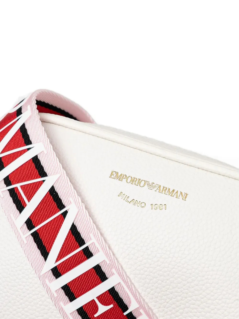 Emporio Armani Crossbodytas met logoprint Wit