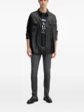 Emporio Armani logo-patch jeans - Black