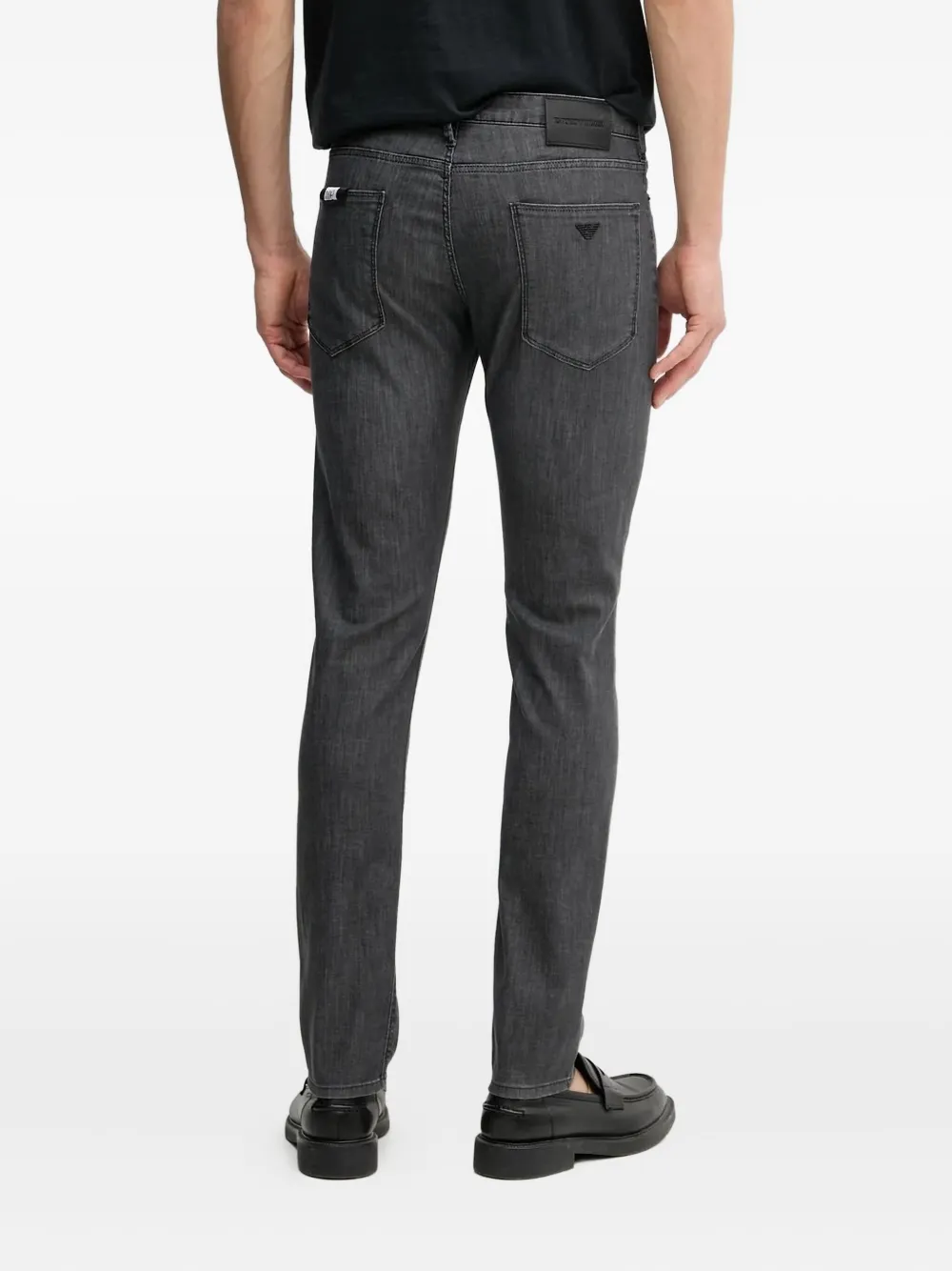 Emporio Armani Jeans met logopatch - Zwart