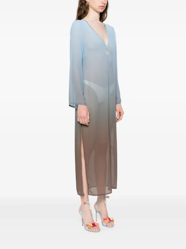 MC2 Saint Barth Agatha Maxi Dress | Blue | FARFETCH