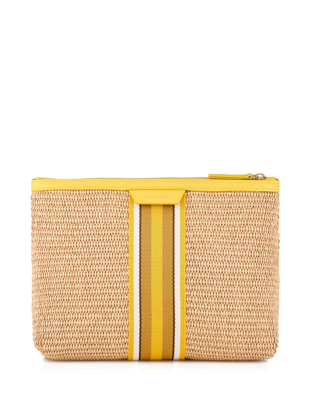 Aquazzura stripe raffia clutch | Image 2