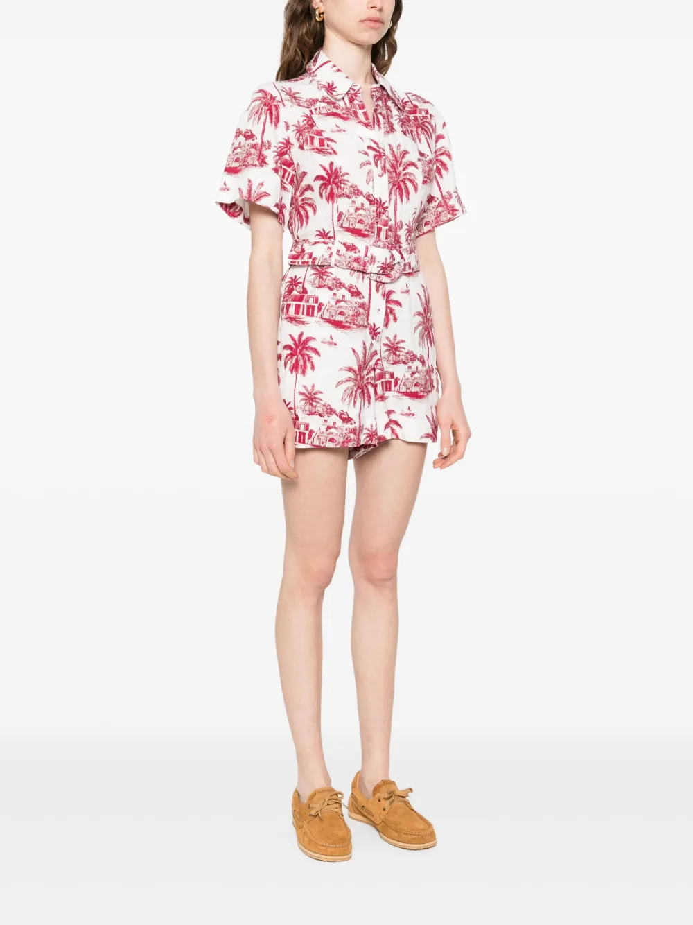 MC2 SAINT BARTH PRINTED PLAYSUIT