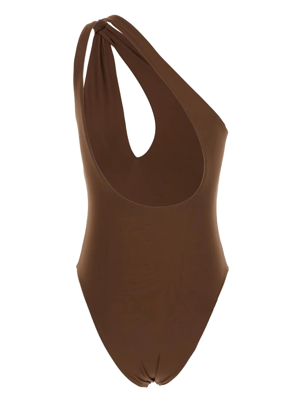 Federica Tosi Asymmetrisch badpak Bruin