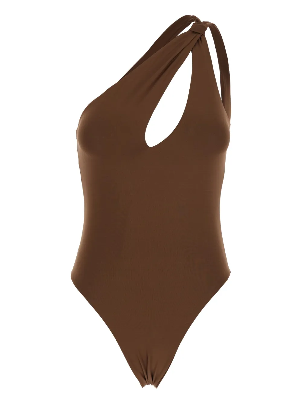 Federica Tosi Asymmetrisch badpak Bruin
