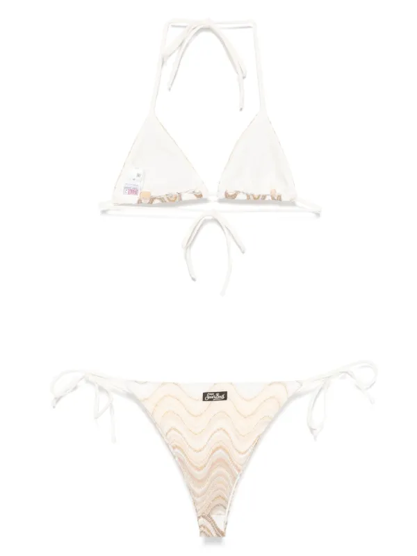MC2 SAINT BARTH LEAH00267F21 関税送料込 MC2 Saint Barth Leah Bikini | Neutrals | FARFETCH