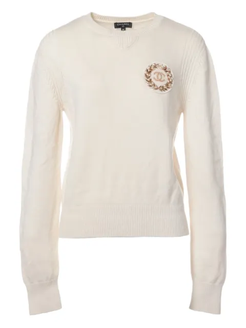 CHANEL Pre-Owned 2020 Coco Mark sweater