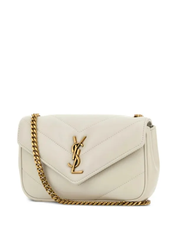 SAINT LAURENT ミニ ショルダーバッグ Saint Laurent ルル ショルダーバッグ ミニ | ニュートラル | FARFETCH JP