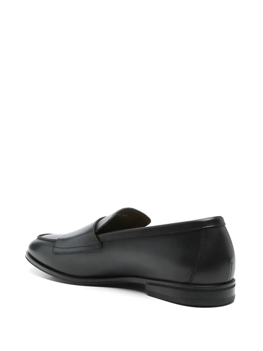 Doucal's double-buckle leather monk shoes Blue