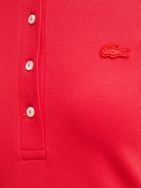 Lacoste short-sleeve Polo Mini Dress | Red | FARFETCH