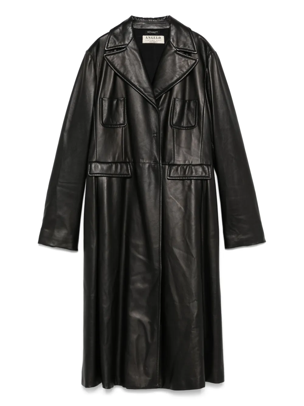 A.N.G.E.L.O. Vintage Cult 2000s pre-owned leather coat | Black | Image 1